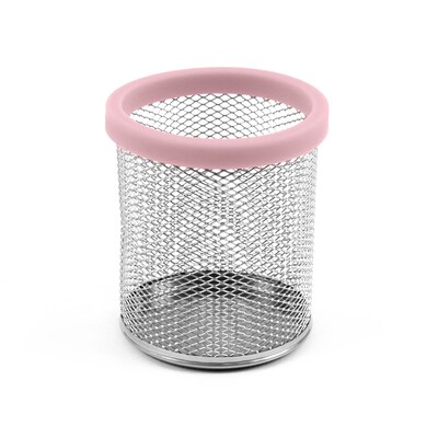 Design Ideas Mesh Digit Pencil Cup, Pink (3419606)