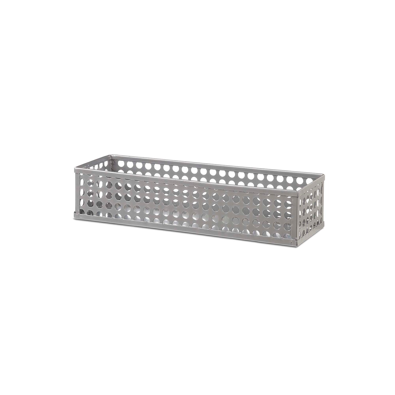 Design Ideas Steel Edison DrawerStore Organizer, 3 x 9, Silver (5421029)