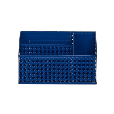 Design Ideas Magnetic Edison Divided Bin, Navy (5421253)
