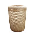 Design Ideas Kayfong Lidded Wastecan, Natural Bamboo (5504501)