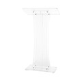 AdirOffice Acrylic Floor Standing Podium Lectern (661-02)