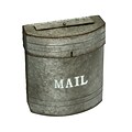 AdirHome Sandy Grey Galvanized Pail Style  Mailbox (303-03)
