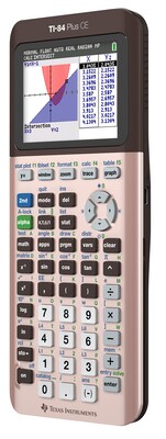 Texas Instruments TI-84 Plus CE 10-Digit Graphing Calculator, Rose Gold (84CEPY/TBL/K)
