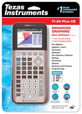 Texas Instruments TI-84 Plus CE 10-Digit Graphing Calculator, Rose Gold (84CEPY/TBL/K)