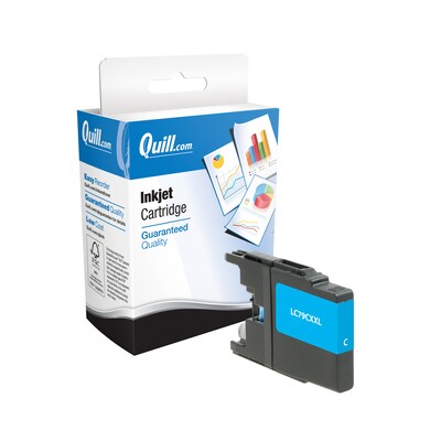 Quill Brand® Compatible Cyan Extra High Yield Ink Cartridge Replacement for Brother LC79XXL (LC79CS)