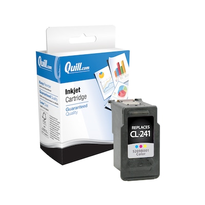 Quill Brand® Remanufactured Tri-Color Standard Yield Ink Cartridge Replacement for Canon CL-241 (520