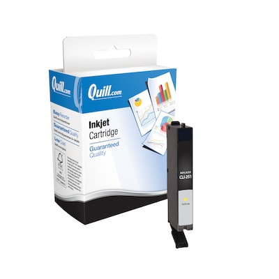 Quill Brand® Remanufactured Yellow Standard Yield Ink Cartridge Replacement for Canon CLI-251Y (6516