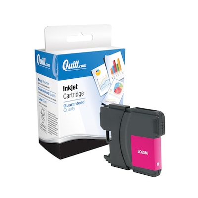 Quill Brand® Remanufactured Magenta High Yield Ink Cartridge Replacement for Brother LC65 (LC65M) (L