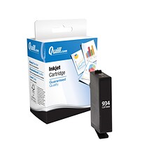 Quill Brand® Remanufactured Black Standard Yield Ink Cartridge Replacement for HP 934 (C2P19AN) (Lif