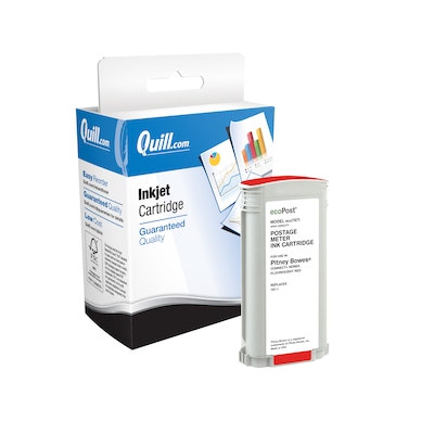 Quill Brand® Remanufactured Red Standard Yield Postage Ink Replacement for Pitney Bowes ECO7871 (787