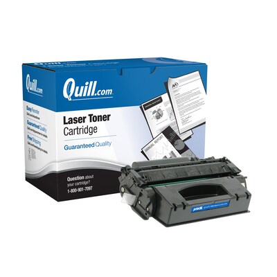 Quill Brand® Remanufactured Black Extended Yield Toner Cartridge Replacement for HP 53X (Q7553X) (Li