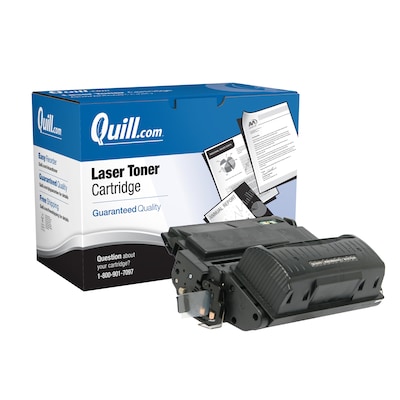 Quill Brand Remanufactured Black Extended Yield Toner Cartridge Replacement for HP 42X (Q5942X) (Lif
