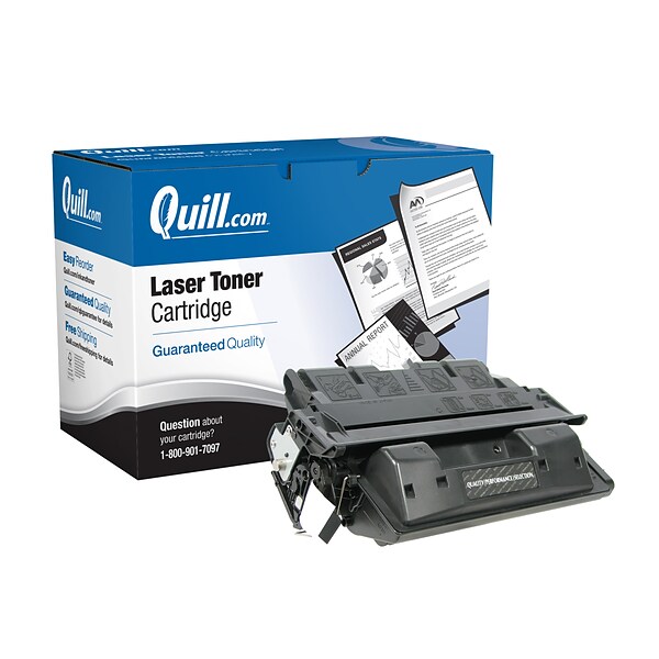 Quill Brand® Remanufactured Black Extended Yield Toner Cartridge Replacement for HP 27X (C4127X) (Lifetime Warranty)