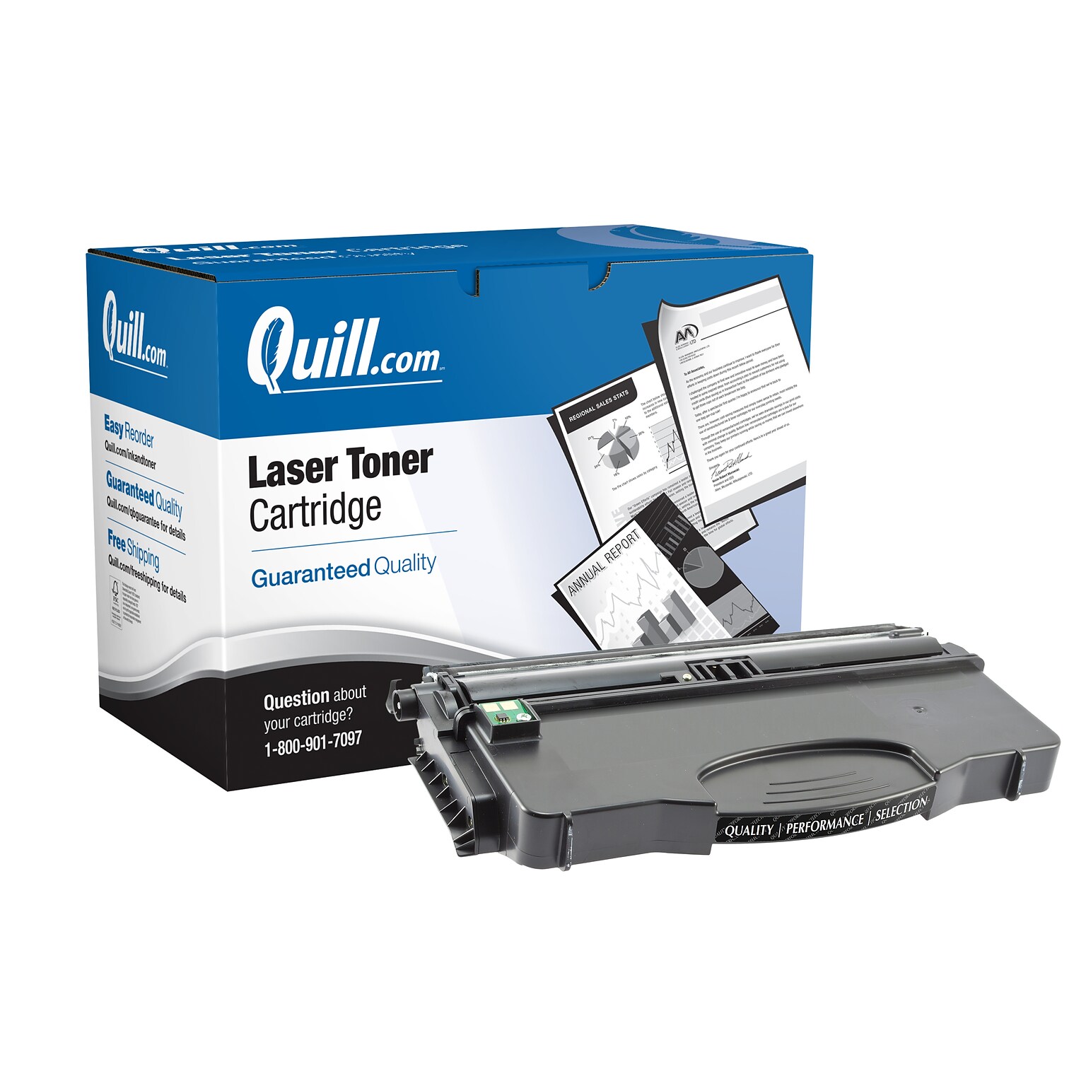 Quill Brand® Remanufactured Black Standard Yield Toner Cartridge Replacement for Lexmark 120 (12035SA/12015SA)