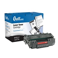 Quill Brand® Remanufactured Black Standard Yield MICR Toner Cartridge Replacement for HP 49A (Q5949A