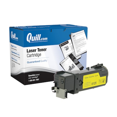 Quill Brand® Compatible Yellow Standard Yield Toner Cartridge Replacement for Xerox 6125 (106R01333)