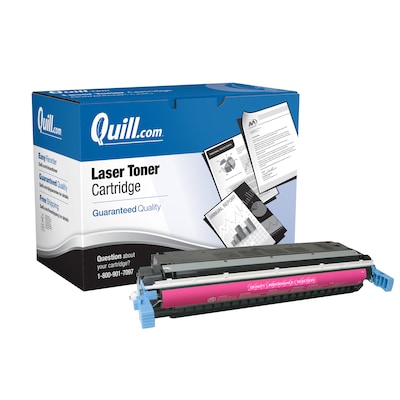 Quill Brand® Remanufactured Magenta Standard Yield Toner Cartridge Replacement for HP 645A (C9733A)