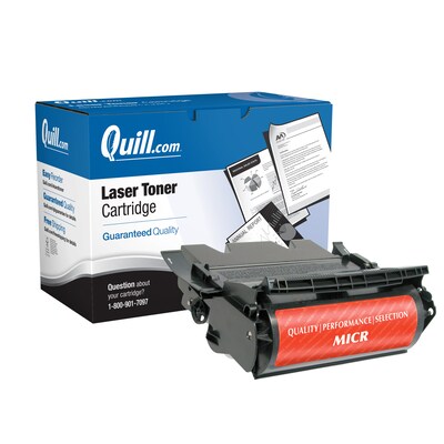Quill Brand® Remanufactured Black High Yield MICR Toner Cartridge Replacement for IBM Infoprint 1332/1352/1372 (75P4303)