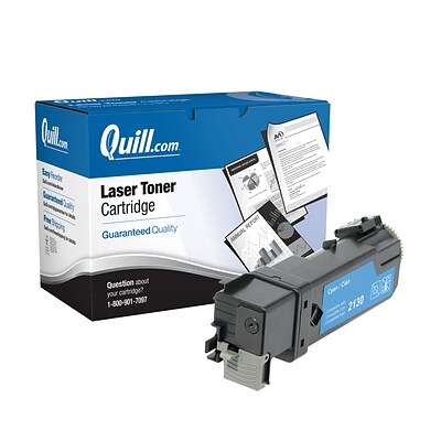 Quill Brand Laser Toner for Dell™ 2130CN and 2135CN High Yield Cyan (100% Satisfaction Guaranteed)