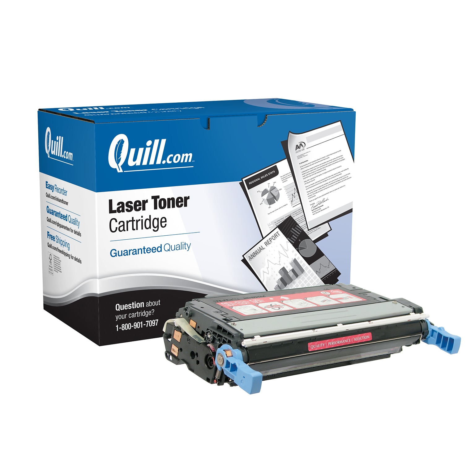 Quill Brand® Remanufactured Magenta Standard Yield Toner Cartridge Replacement for HP 644A (Q6463A) (Lifetime Warranty)