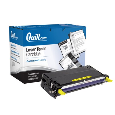Quill Brand® Remanufactured Yellow High Yield Toner Cartridge Replacement for Xerox 6180 (113R00725)