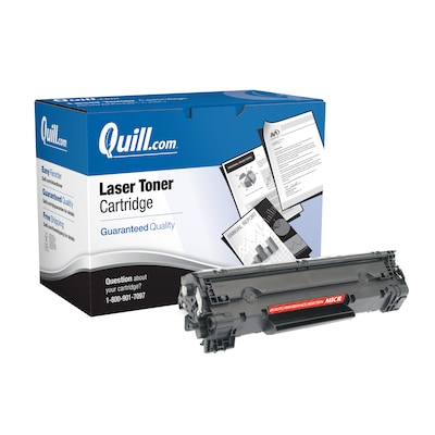 Quill Brand® Remanufactured Black Standard Yield MICR Toner Cartridge Replacement for HP 83A (CF283A