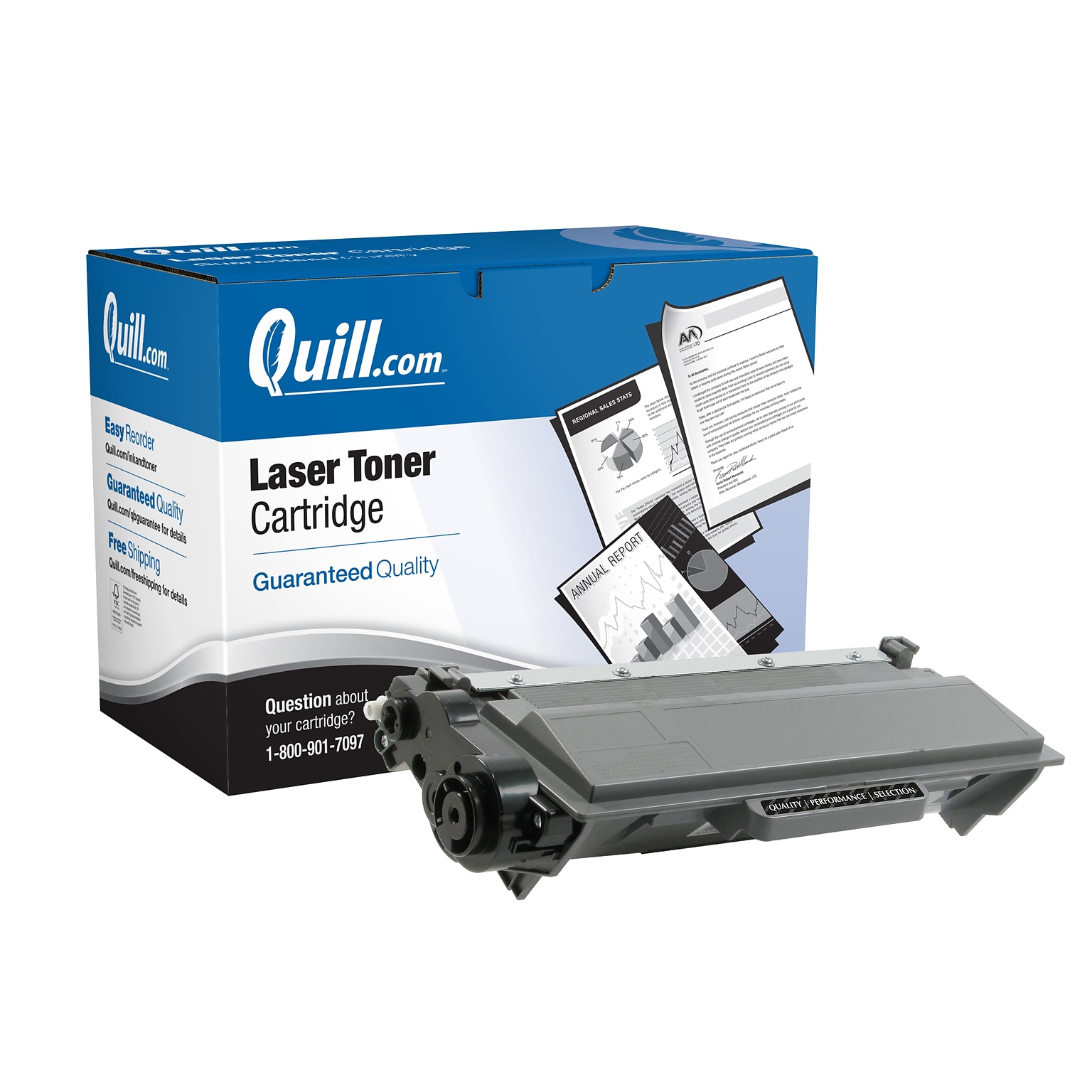 Quill Brand® Remanufactured Black Extra High Yield Toner Cartridge Replacement for Brother TN-780 (TN780) (Lifetime Warranty)