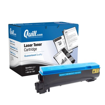 Quill Brand® Remanufactured Cyan Standard Yield Toner Cartridge Replacement for Kyocera TK-562 (TK-5