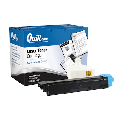 Quill Brand® Kyocera TK-592 Remanufactured  Cyan Toner Cartridge, Standard Yield (Lifetime Warranty)