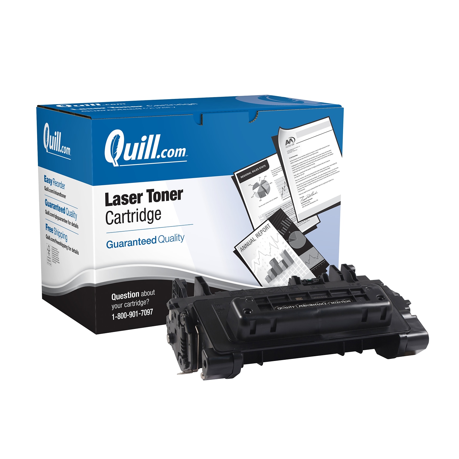 Quill Brand® Remanufactured Black Standard Yield Toner Cartridge Replacement for HP 81A (CF281A) (Lifetime Warranty)