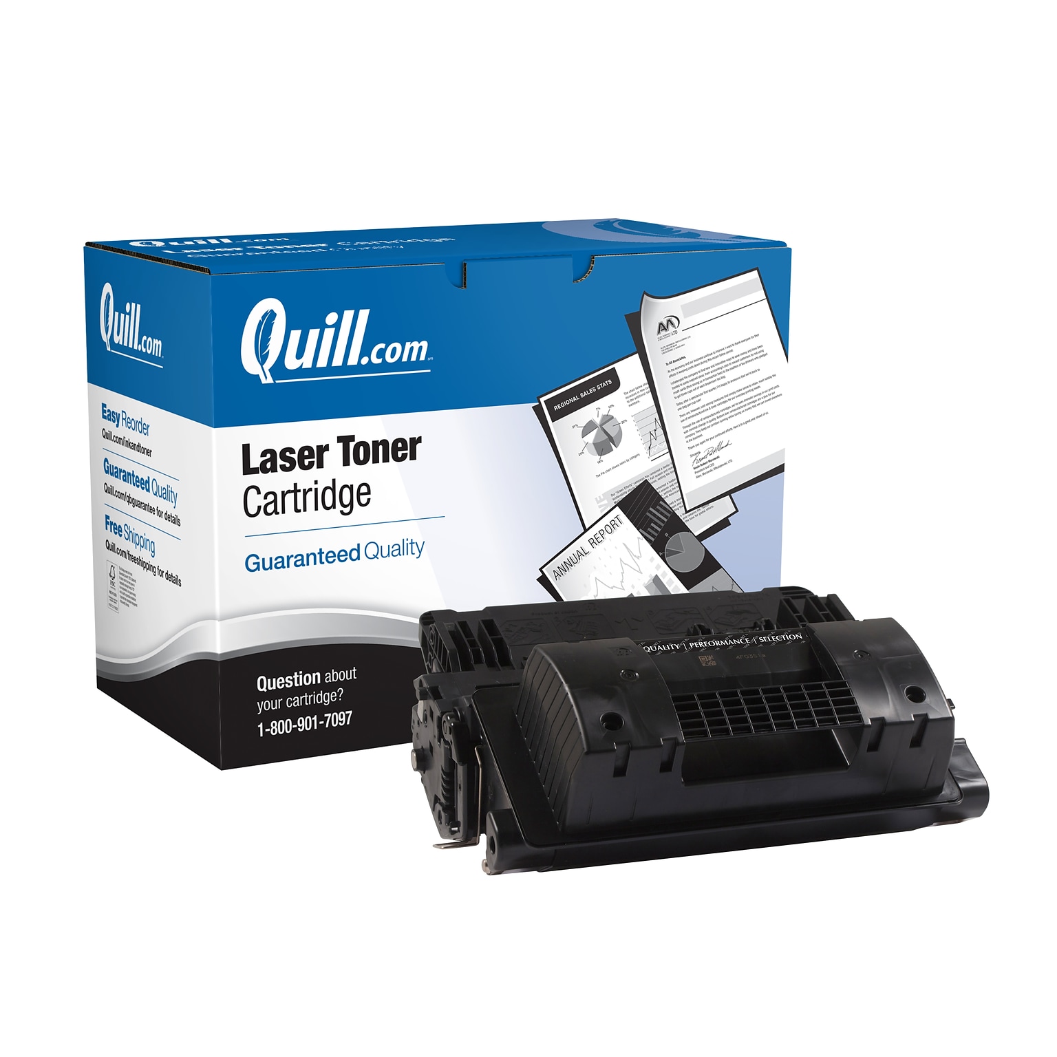 Quill Brand® Remanufactured Black High Yield Toner Cartridge Replacement for HP 81X (CF281X) (Lifetime Warranty)