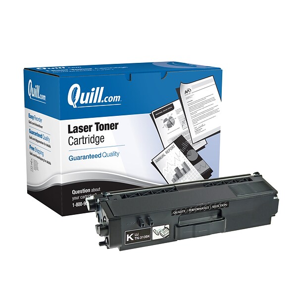 Quill Brand® Remanufactured Black Standard Yield Toner Cartridge Replacement for Brother TN-310 (TN310BK) (Lifetime Warranty)