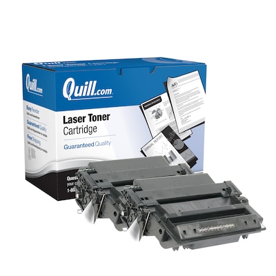 Quill Brand® Remanufactured Black High Yield Toner Cartridge Replacement for HP 51X (Q7551X), 2/Pack (Lifetime Warranty)