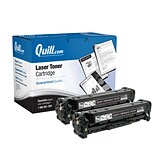 Quill Brand® HP 304 Remanufactured Black Laser Toner Cartridge, Standard Yield, 2/Pack (CC530A) (Lif