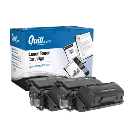 Quill Brand® Remanufactured Black High Yield Toner Cartridge Replacement for HP 42X (Q5942XD), 2/Pac