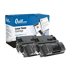 Quill Brand® Remanufactured Black High Yield Toner Cartridge Replacement for HP 90X (CE390X), 2/Pack