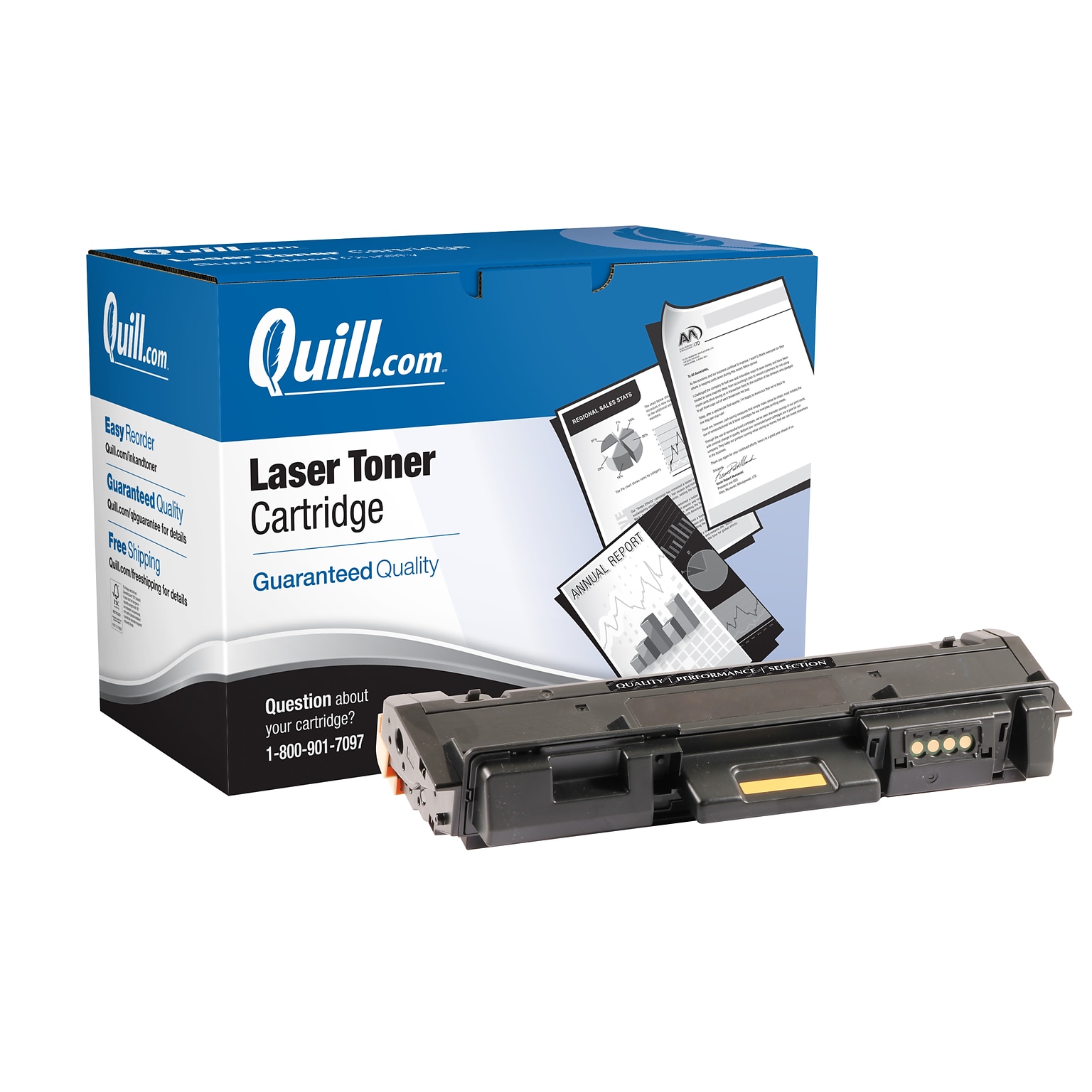 Quill Brand® Remanufactured Black High Yield Toner Cartridge Replacement for Xerox 3215/3225 (106R02777) (Lifetime Warranty)