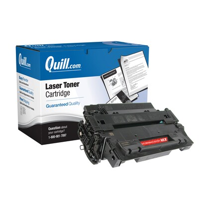 Quill Brand® Remanufactured Black Standard Yield MICR Toner Cartridge Replacement for HP 55AM (MCR55