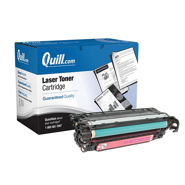 Quill Brand® Remanufactured Magenta Standard Yield Toner Cartridge Replacement for HP 507A (CE403A) (Lifetime Warranty)