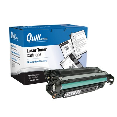 Quill Brand® Remanufactured Black Standard Yield Toner Cartridge Replacement for HP 507A (CE400A) (L