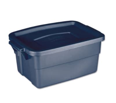 Hefty MAX Pro 72 Quart Storage Tote Gray, 6/Pack (7170HFTCOM52252