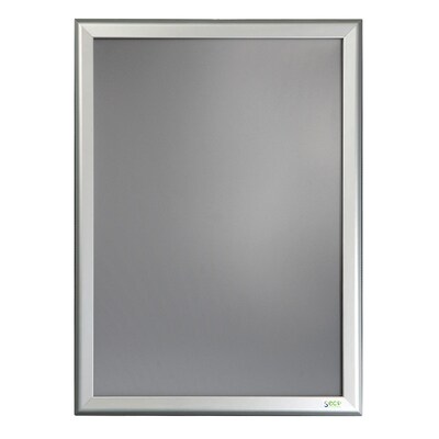 Seco Snapframe Polyvinyl Chloride Poster Board, 36" x 48", Silver (32SN3648-SV)