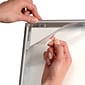 Seco Snapframe Polyvinyl Chloride Poster Board, 24" x 36", Silver (SN2436ROUND)