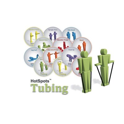 S&S® 8 1/2(Dia) HotSpots Tubing Exercise Spot, 12/Set