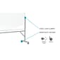 Ghent Reversible Magnetic Porcelain Whiteboard with Aluminum Frame, 3'H x 4'W (ARM1M134)