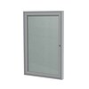 Ghent 24 H x 18 W Enclosed Vinyl Bulletin Board with Satin Frame, 1 Door (PA12418VX-193)