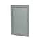 Ghent 24 H x 18 W Enclosed Vinyl Bulletin Board with Satin Frame, 1 Door (PA12418VX-193)