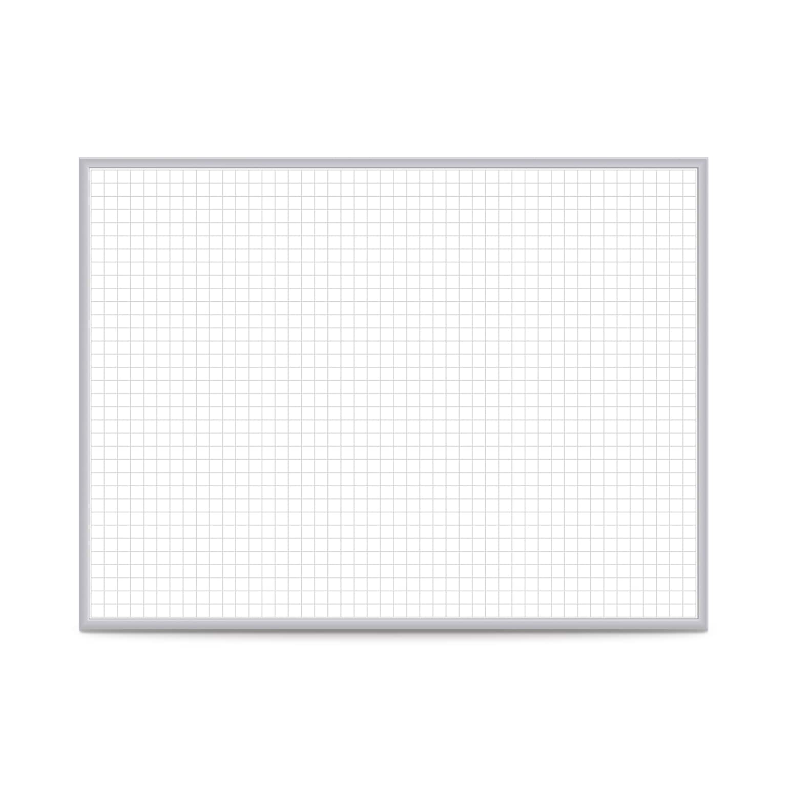 Ghent 1 x 1 Grid Magnetic Whiteboard, 3H x 4W (GRPM321G-34)