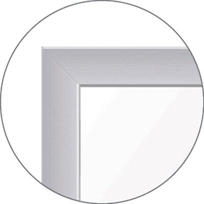 Ghent 2" x 2" Grid Magnetic Whiteboard, 4'H x 6'W (GRPM322G-46)