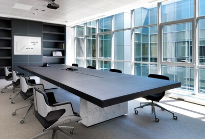 Ghent 1" x 1" Grid Magnetic Whiteboard, 3'H x 4'W (GRPM321G-34)